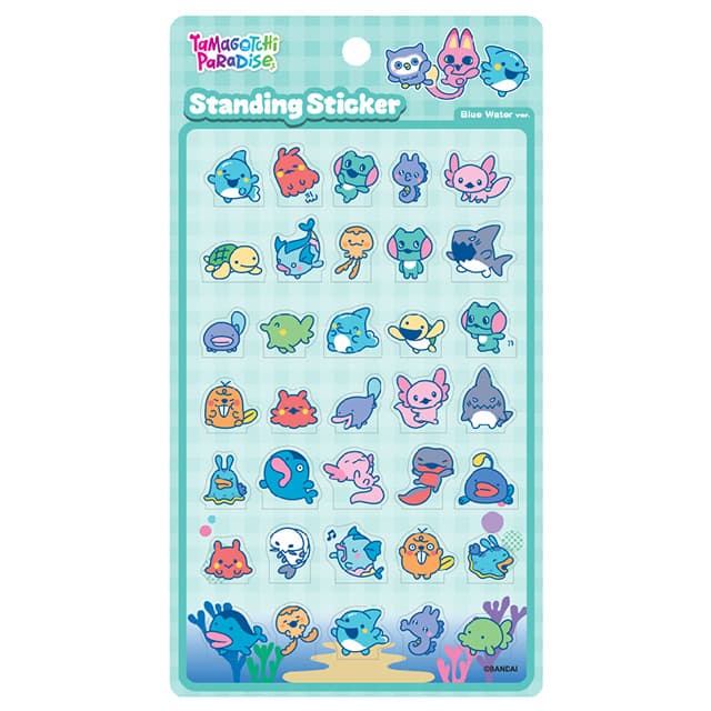 [たまごっち]たまごっち スタンディングステッカー_Blue Water