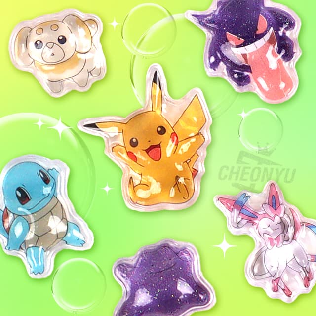 【ポケットモンスター】ポケモン 3Dティニーバブルステッカー ミニ 1