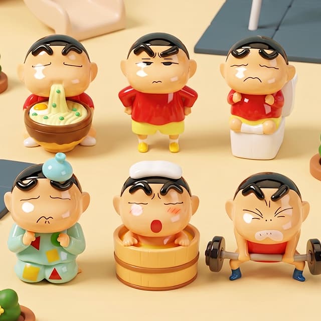 【クレヨンしんちゃん】クレヨンしんちゃん フィギュアストラップキーリング（ランダム） 1