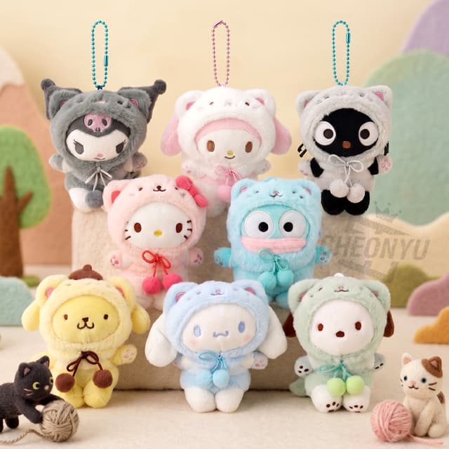 サンリオ猫バッグチャーム 9cm