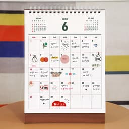 2027 ルナ レトロ旧暦卓上カレンダー（節気ミニデスクカレンダー） 5