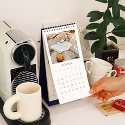 [インディゴ]2027 心の写真 隙間卓上カレンダー（フォトデスクカレンダー） 5