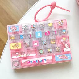 サンリオ 26キー キーボードキーリング 2