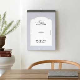 【アイコニック】2027 ウォールカレンダー 壁掛けカレンダー スケジューラー 3