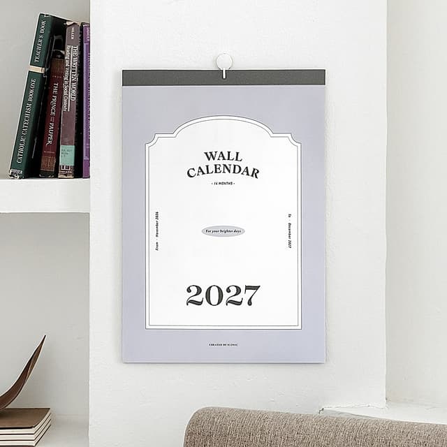 【アイコニック】2027 ウォールカレンダー 壁掛けカレンダー スケジューラー