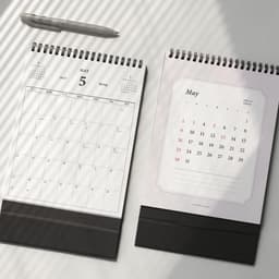 【アイコニック】2027 デスクスケジューラー 卓上カレンダー デスクカレンダー 3