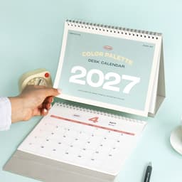 【アイコニック】2027 パレット デスクカレンダー 卓上カレンダー デスクスケジューラー 2