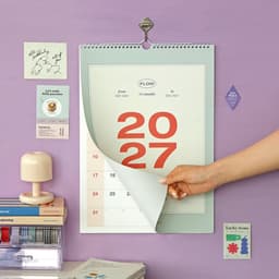 【アイコニック】2027 フロー ウォールカレンダー A3 壁掛けカレンダー スケジューラー 3