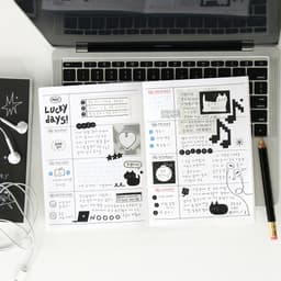 [アイコニック]2027 ドゥードゥル ダイアリー ウィークリー プランナー 2